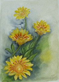 30 X 40 cm Aquarell