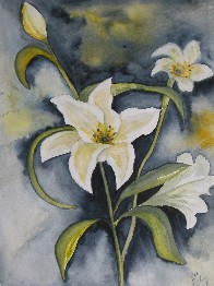 30 X 40 cm Aquarell